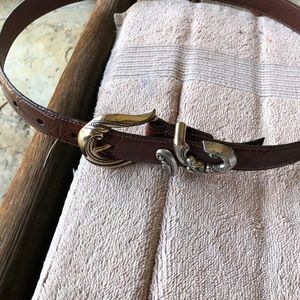Brighton genuine belt and leather and steel
